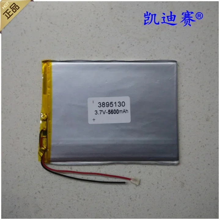 بطارية ليثيوم بوليمر 3.7 فولت 3895130   كمبيوتر لوحي رفيع للغاية بقدرة 5600 مللي أمبير في الساعة، خلية ليثيوم أيون قابلة لإعادة الشحن، خلية ليثيوم أيون قابلة لإعادة الشحن