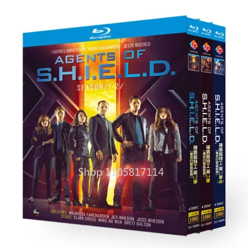 Agents of S.H.I.E.L.D. Season 1-7 Blu-ray Disc YIHUI
