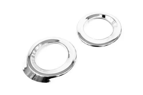 a set of Chrome Front Fog Light Cover (Round Type) for Mercedes Benz W164 ML Class ('06-'08) Best Value Car Parts