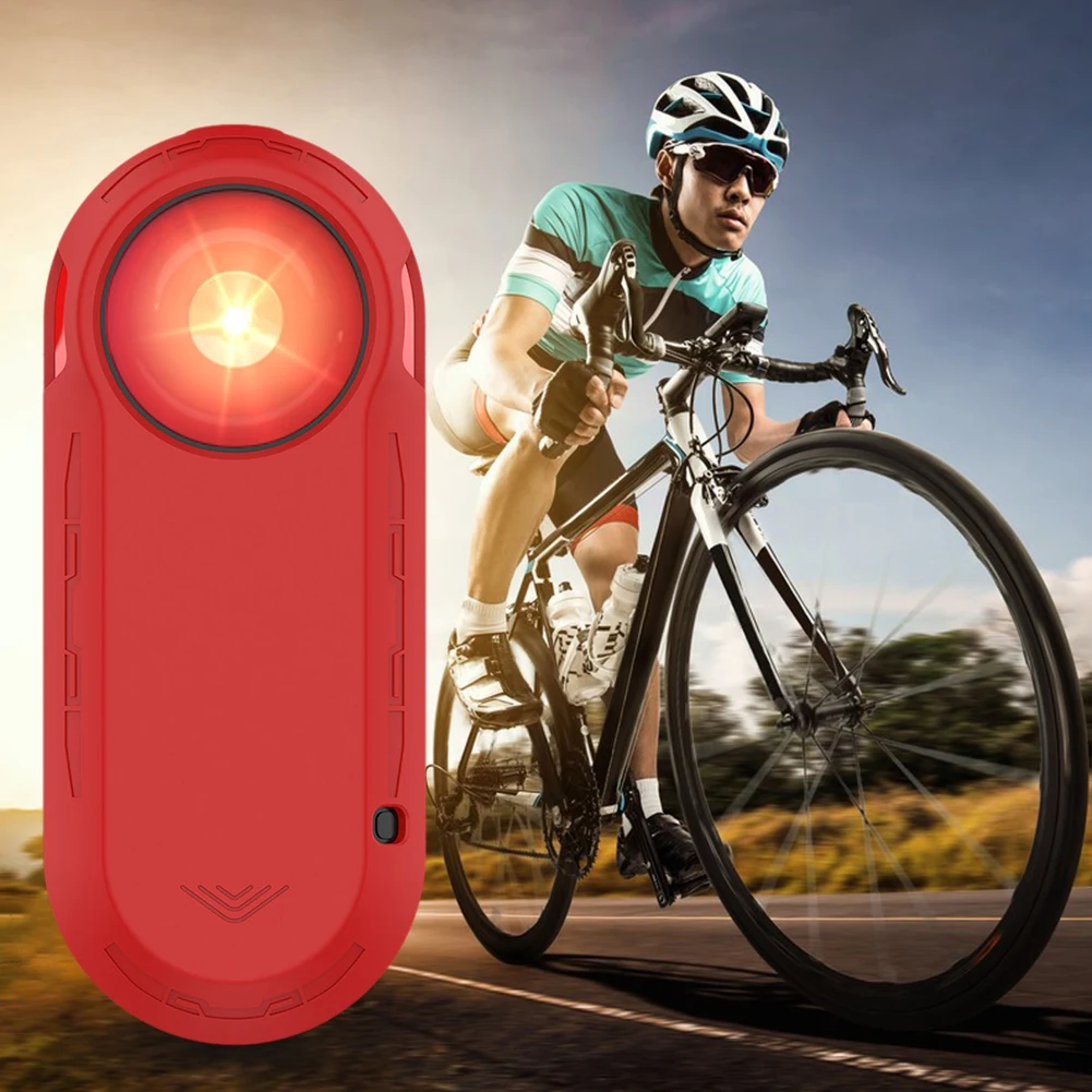 Silicone Light Protect Sleeve Washable Smart Bike Lights Protective Cover Impact-resistant Dustproof for Garmin Varia RTL515