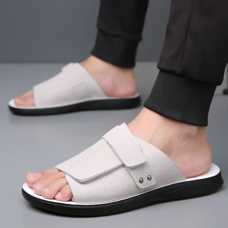 Grenzüberschreitender E-Commerce Neue Sommer-Pantoffeln Modisch Vielseitig Leichtgewichtig Jugendliche Herren Fahr- und Freizeitschuhe Groß-1102 – Detail 13