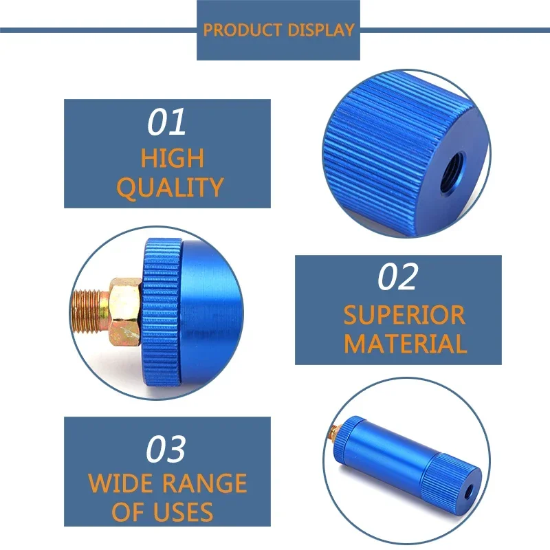 Filtro pompa manuale ad alta pressione Filettatura M10 Compressore d'aria PCP Separatore acqua-olio blu Filtraggio Elemento in cotone Pompe ad aria 40Mpa