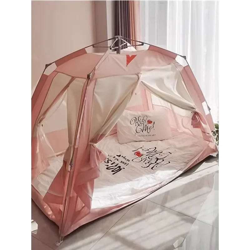 Japanese tatami, windproof and warm cotton fabric, privacy tent, Korean version, minimalist bed, shading couple tent, mosquito n