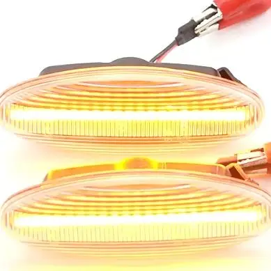 For Mazda 323 Tribute Protege Astina Lantis Sequential Blinker Car Lamp LED Dynamic Side Marker Turn Signal Light