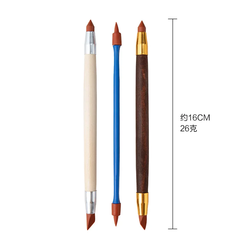 Ceramic Tools 43-piece Set, Stone Plastic Clay Carving Knife Stick, Silicone Point Drill Pen, Soft Ceramic Clay Tools