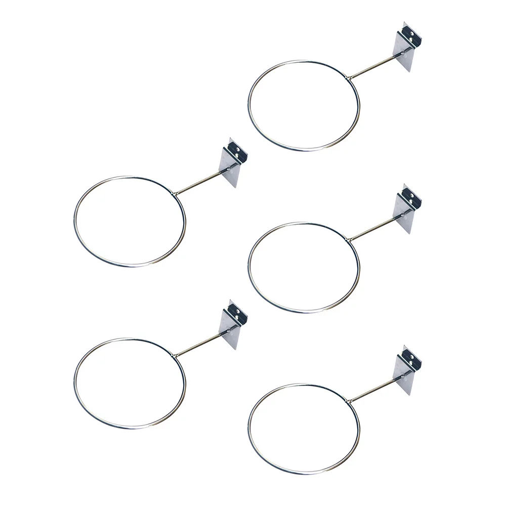 

5pcs Trough Plate Ball Mount Iron Shelf Basketball Holder Storage Sports Fitness Durability High Quality