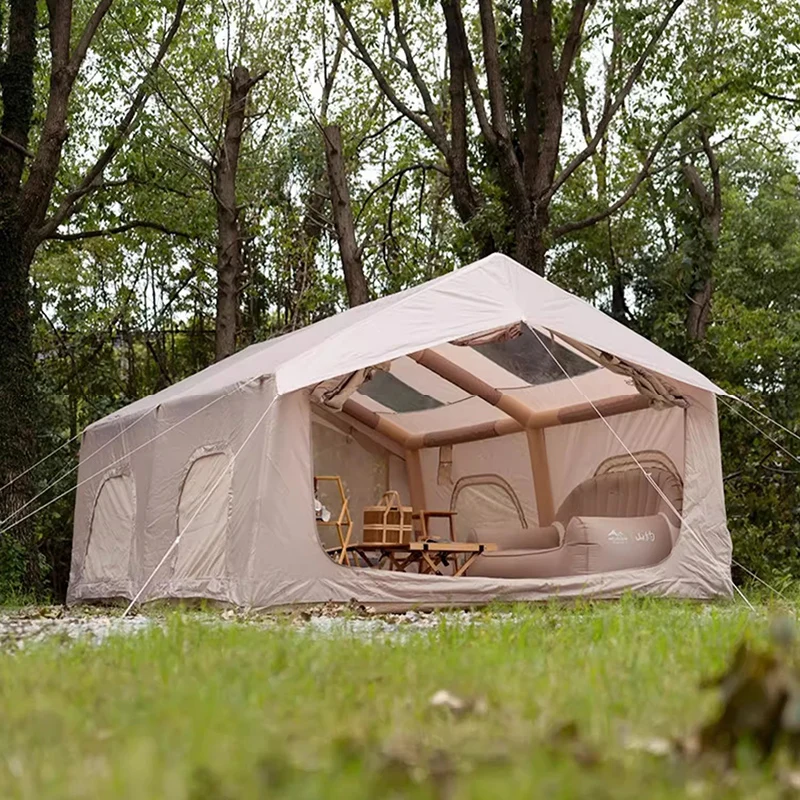 

​​Nordic Self-Inflating Family Camping Tent Shelter with Foldable Design & Thickened PVC Outdoor Furniture System​​ 캐노피 FYIT