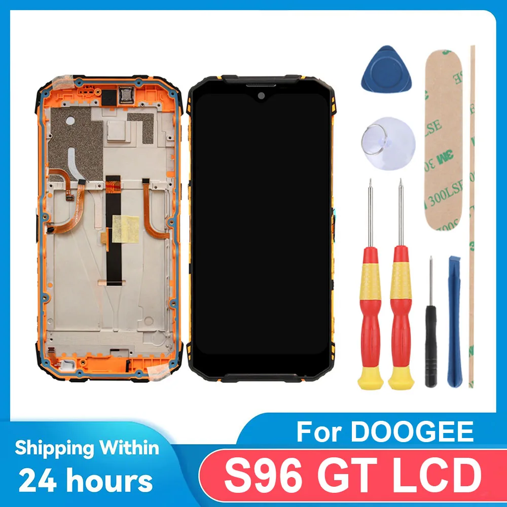 

For DOOGEE S96 GT / 6.22 inch FHD+ LCD Display + Touch Screen+With Frame