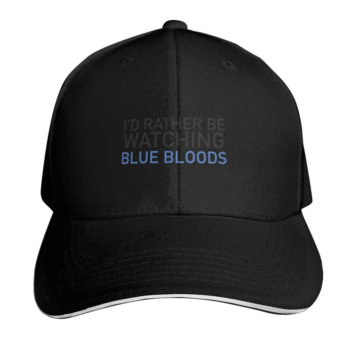 Rather be watching Blue Bloods Baseball Cap Moisture Wicking Quick Dry Curved Brim Classic Fit Low Profile Unstructured