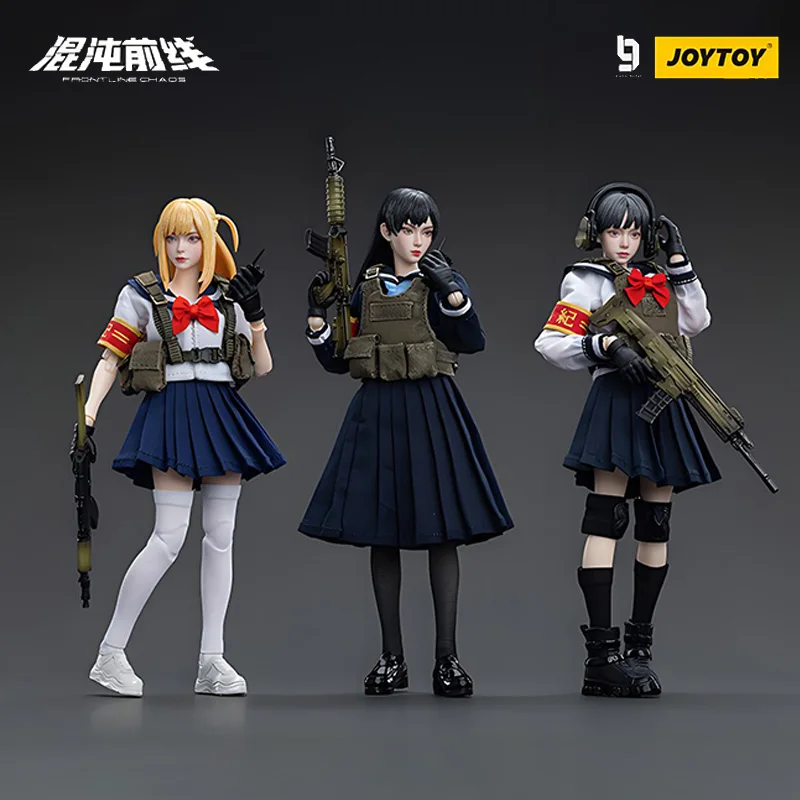 

JOYTOY Original The Ninth Order Chaos Frontline Series Трехместная команда кленового листа Тактический отряд 1:12 Солдат