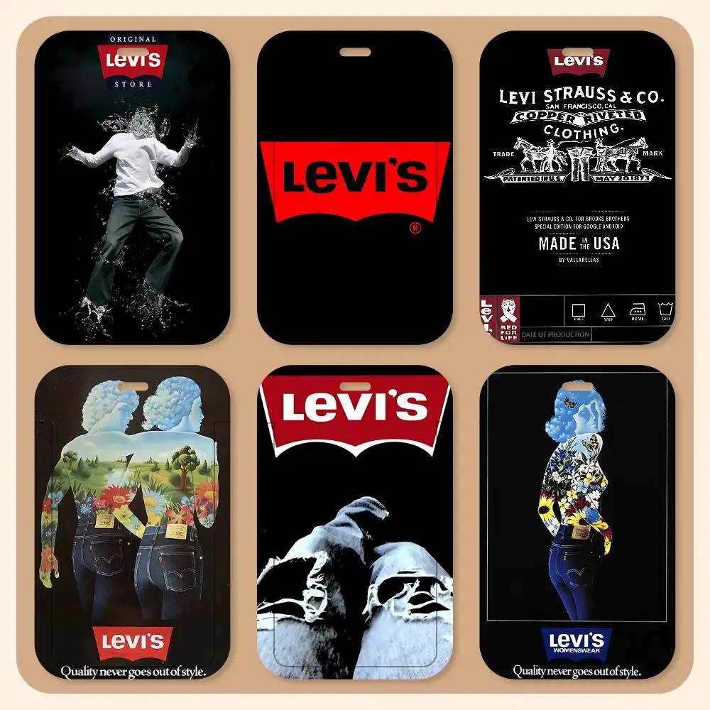 

Модный шнурок для ключей и карт бренда L-Levis, держатель для студенческих удостоверений, шейный ремешок для карт, держатель для карт контроля доступа