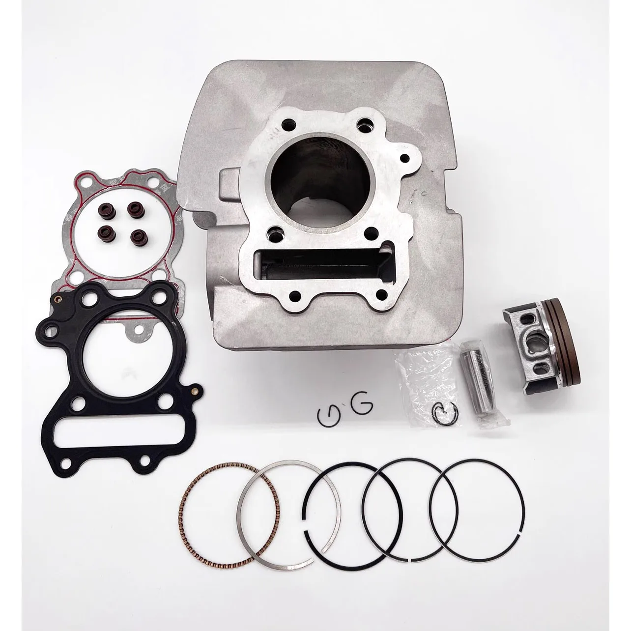 BIG BORE Cylinder Kit 57mm Bore Kit Upgrade to 150 CC for Benelli BJ125-3E TNT125 TNT135 TNT 125 135 154FMI-7 Performance Kit