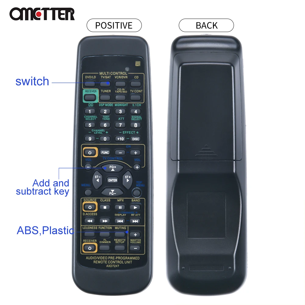 Nowość dla pionierskiego odbiornik zdalnego sterowania AXD7247 R VSX-D510 VSX-D209 VSX-D409 d511 Vsx d510