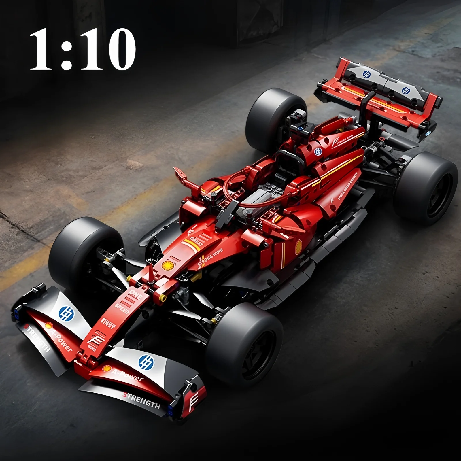 سيارات السباق الفنية، نماذج سيارات السباق، 1:10 ألعاب ألغاز مكعبات بناء السيارات الرياضية الفائقة، هدايا للأطفال والكبار #3