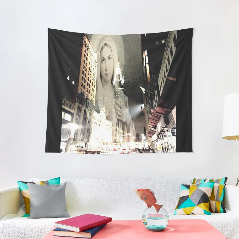 

Mary Holds The Chrysler Tapestry Wall Decoration Items Decoration Wall Bedroom Decoration Tapestry