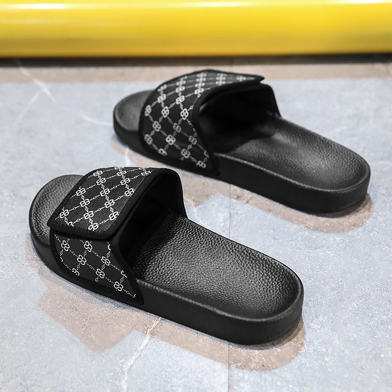 Slippers for Men Worn Externally Trendy Flip Flops Bathroom Non-skid Indoor and Home Sandals for Men Women Couple Shoes Summer