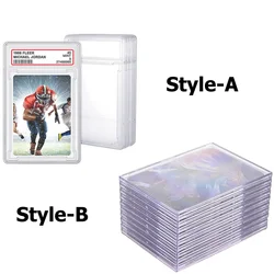 10Pcs/Set Acrylic Transparent Card Holders Plastic Card Protector Cover for Basketball Sports Cards Display