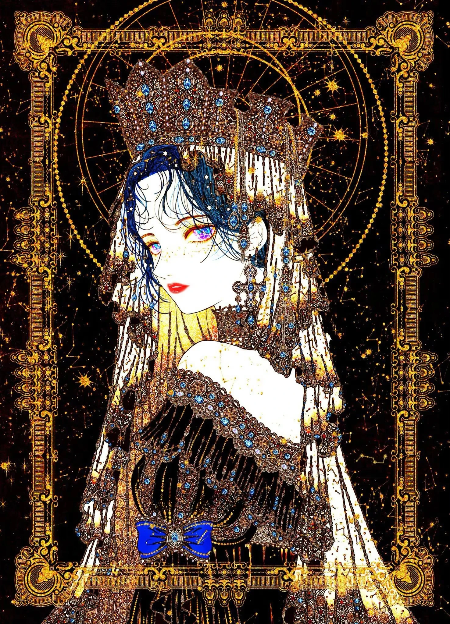 Exotic Princess Portrait 500/1000/1200/2000 PCS Jigsaw Puzzles Family Activity Games for Gameroom Bedroom Gifts Home Decor