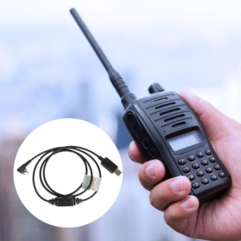 USB Programming Cord Cable USB Write Frequency Line for TD500 PD530 BD500 Interphone Frequency Write Cable 90cm/35inch