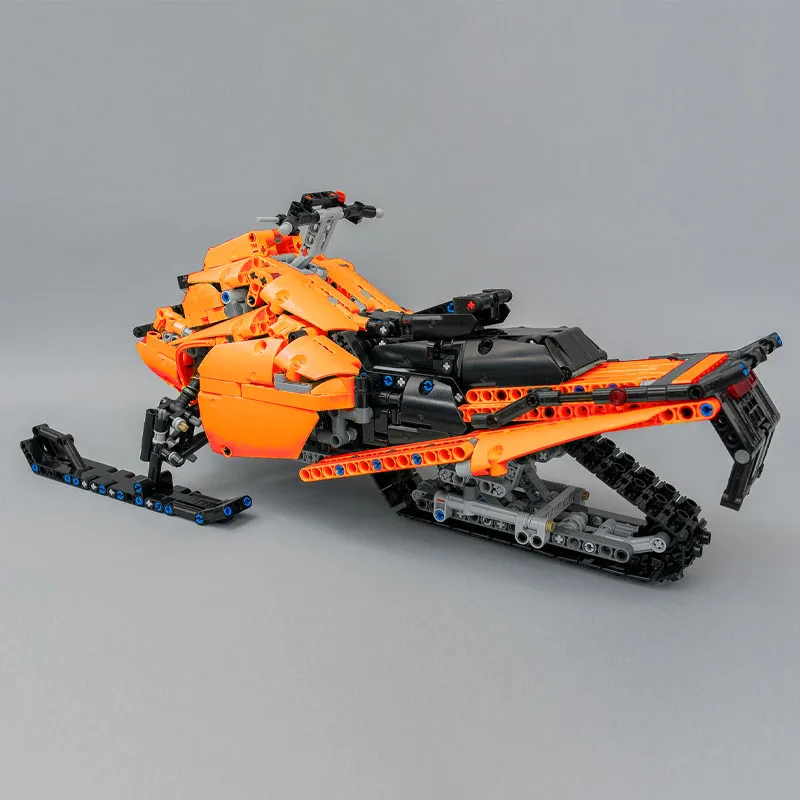 New MOC-5979 Seri Snowmobile Remote Control Snowmobile MOC Blok Bangunan Blok Bangunan Mobil Konstruksi Hadiah Anak-anak