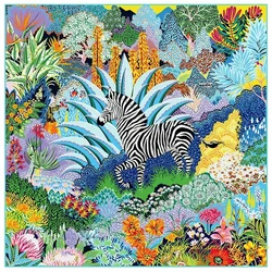 1PCFrench New Plant Jungle Lady Decoration Travel Sunscreen Shawl Large Square Scarf Headscarf Scarf Wholesale