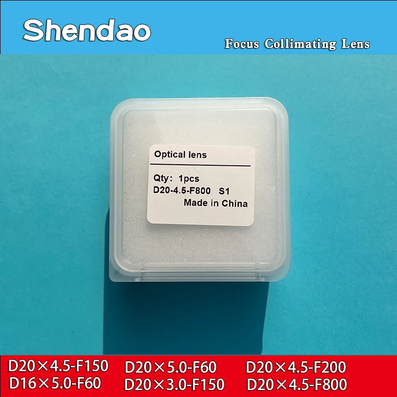 10 Stück Laser-Fokussierlinse Handgehaltene Schweiß-Fokussier- und Kollimationslinse D20 * 4.5-F150 CQWY Modell Kollimierende Flachkonvexlinse – Detail 4