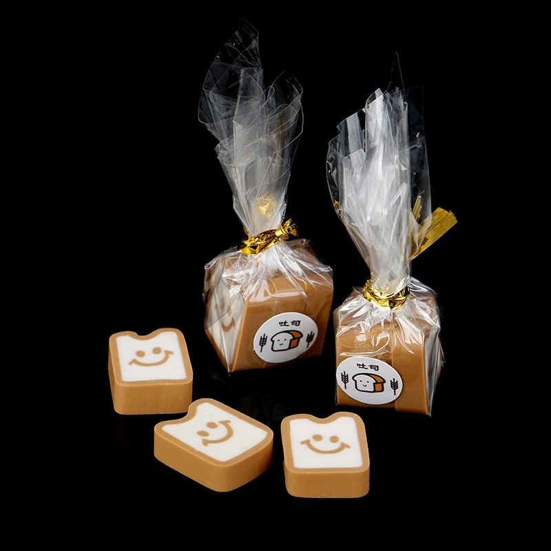 1/12 Miniaturowy domek dla lalek - symulowany tost, akcesorium kuchenne, jedzenie