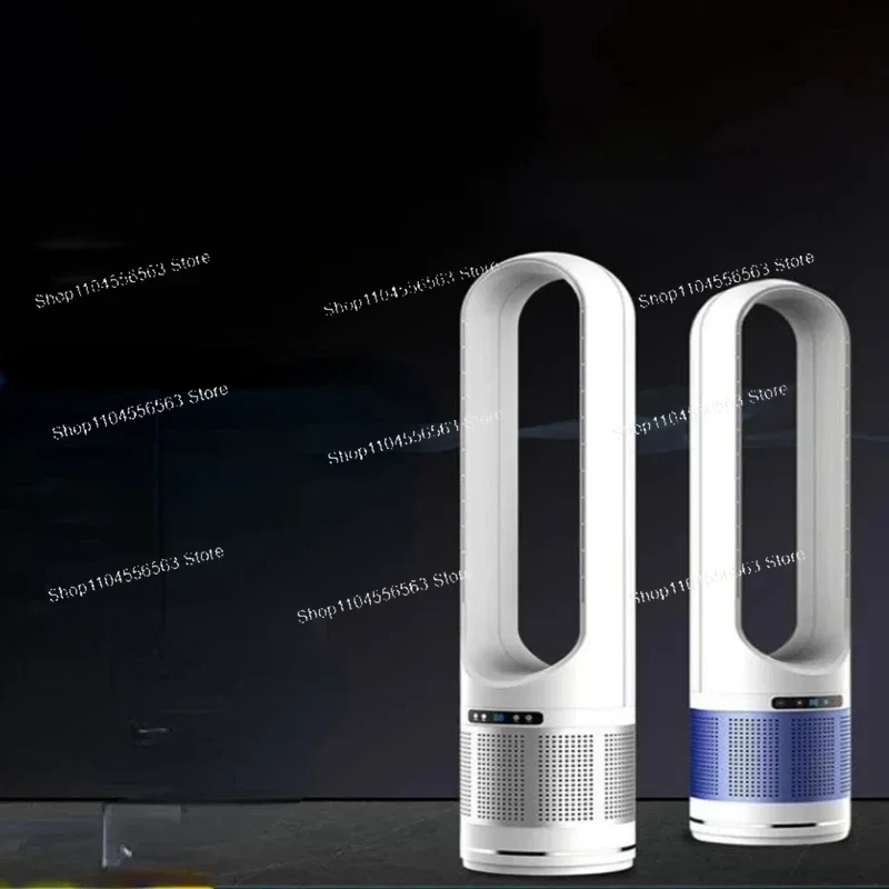 Ventilador sem lâmina de função dupla: ventilador silencioso de aquecimento e resfriamento, aquecedor vertical e refrigerador para casa, com eficiência energética