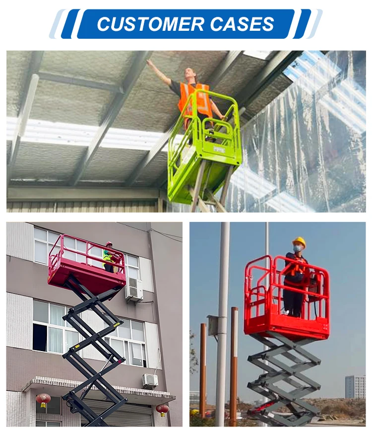 

YG Customized 7.8m Small Wheeled Hydraulic Electric Glass Cleaning Work Lift Table China Scissor Lifting Platform