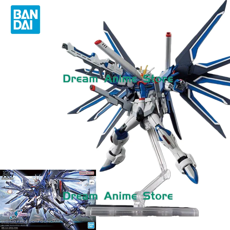 

Оригинальная сборная модель Bandai GUNDAM HG 1/144 Anime RISING FREEDOM GUNDAM, коллекционные игрушки, подарки для детей