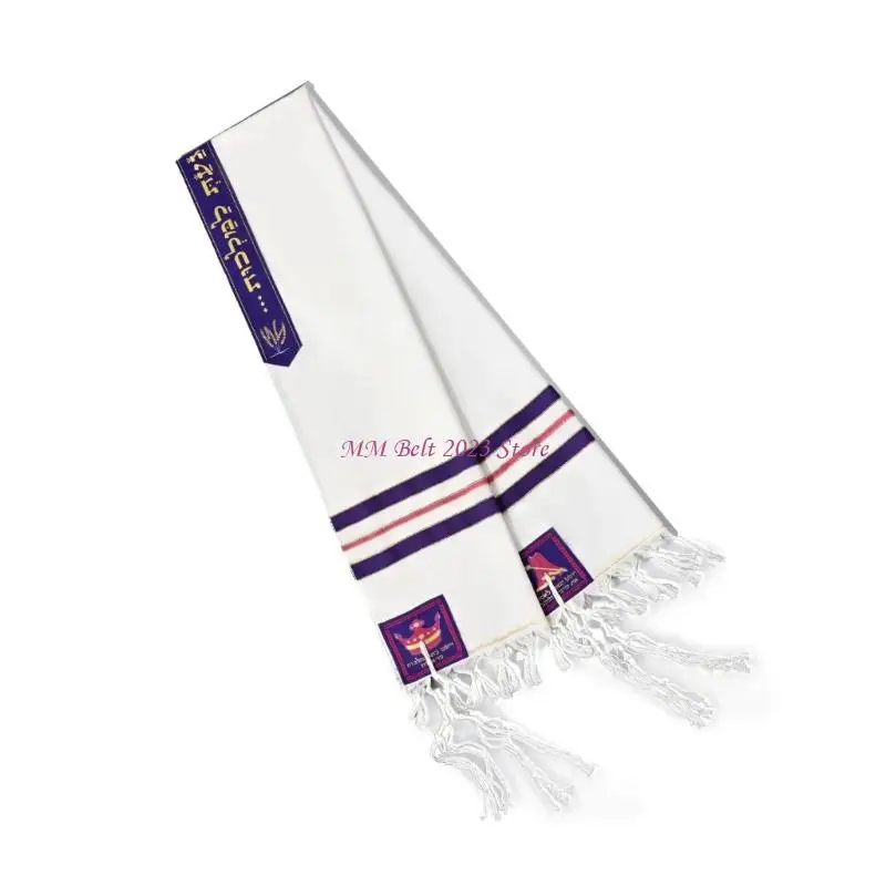 49me الصلوات الروحية شال التفاف مع أربع زاوية صلاة الحواف للرجال يعبدون #2