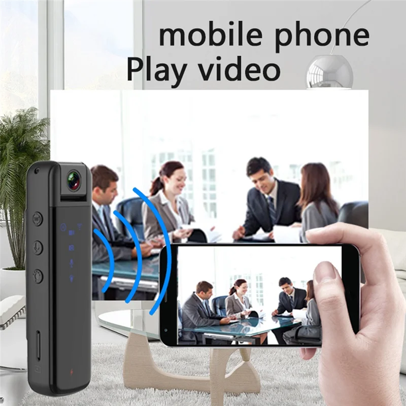 【Today-Only!】1080P HD Mini Wifi Recorder Camera Motion Camera Outdoor Camera Enforcement Recorder Security Body Camera