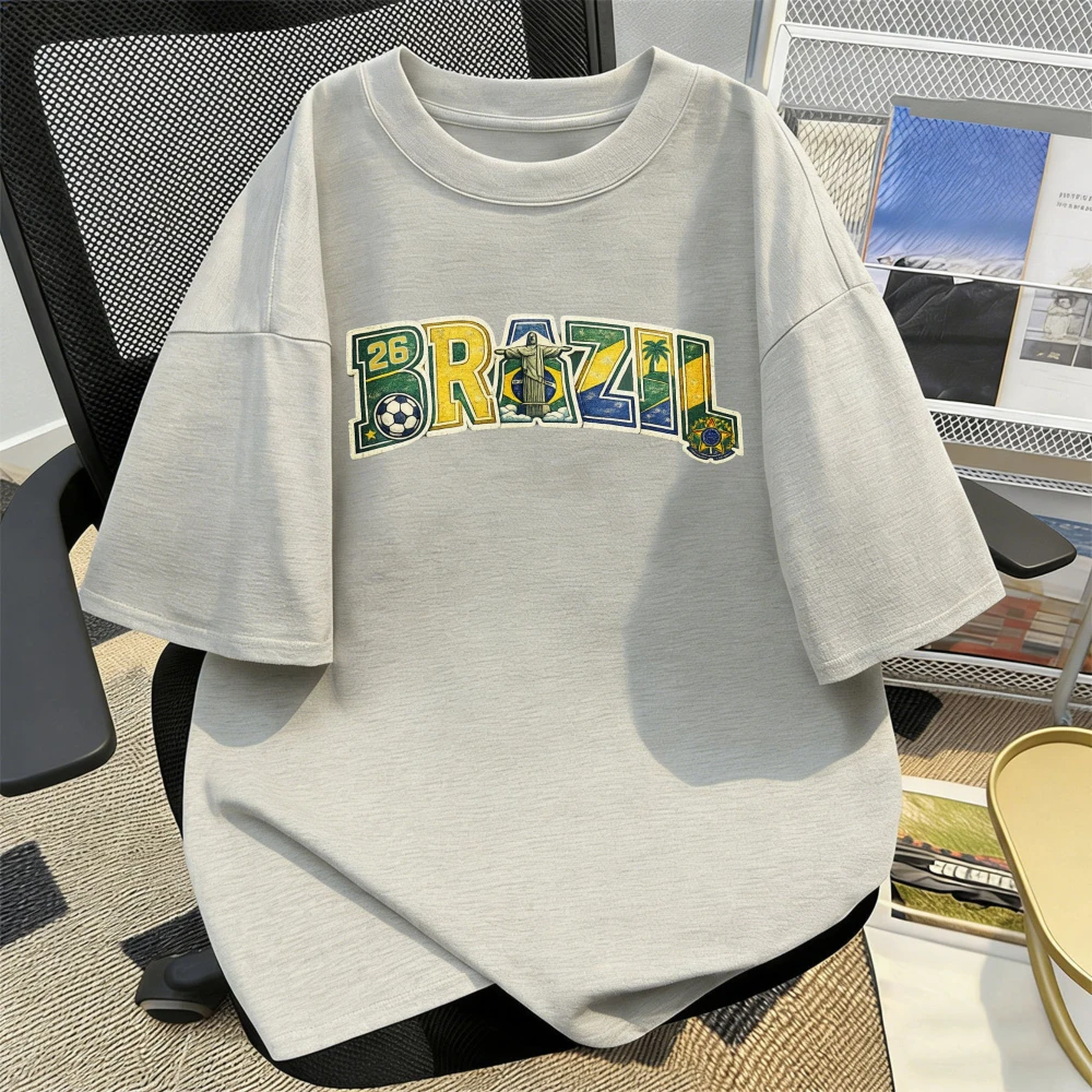 Brazil 2026 Soccer Tee Retro F - огляд і ціна Street Fashion Brazil