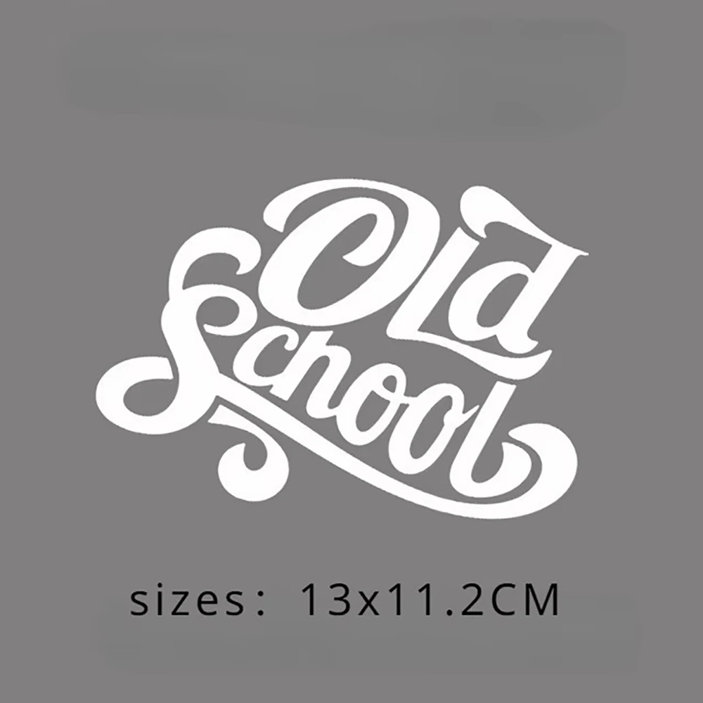 1pc velha escola criativa motocicleta adesivos para moto tanque de combustível janela do carro corpo capacete decorativo decalques vinil à prova dwaterproof água