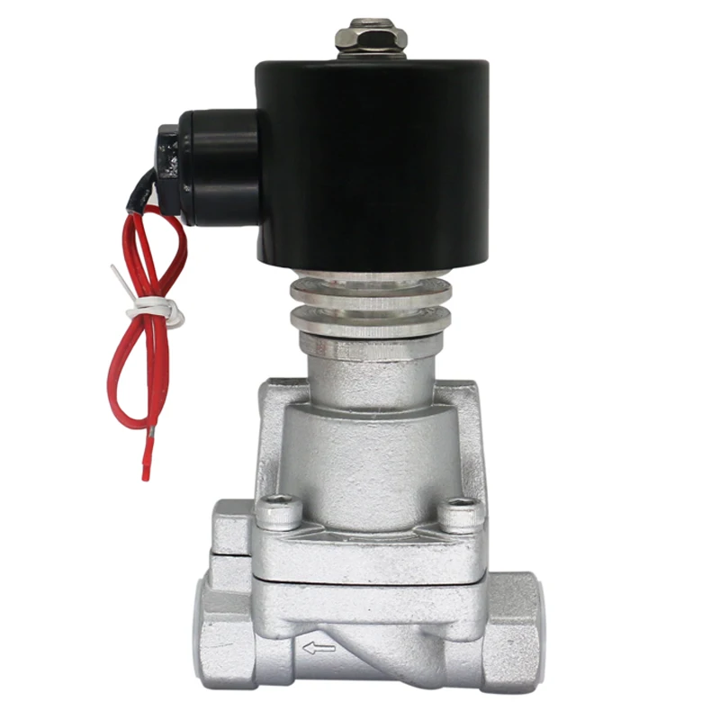 2/2way Stainless Steel High Temperature High Pressure Pilot Operated Piston Solenoid Valve