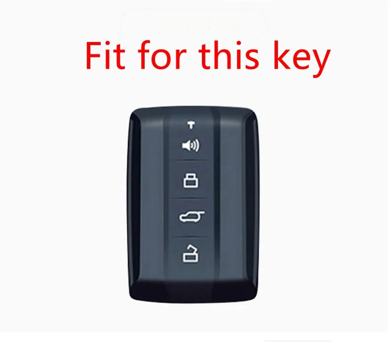 Car ABS&Silicone Remote Control Smart Key Case Cover Holder Chain Buckle For Great Wall GWM WEY TANK 300 500 Tank300 Decoration