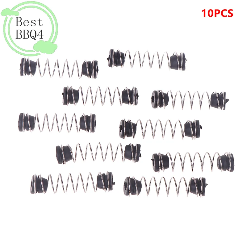 BBQ4 10pcs Precision Pruning Shears Spring Replacement With Rubber Base, Contemporary Style Lawn & Garden Tool Accessories