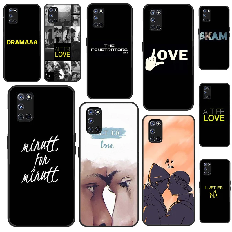 skam Gay best quotes lovely Case For OPPO A74 A94 A54 A57 S A77 A76 A96 A52 A72 A91 A93 A5 A9 A31 A53 A15 A16 A17 Cover