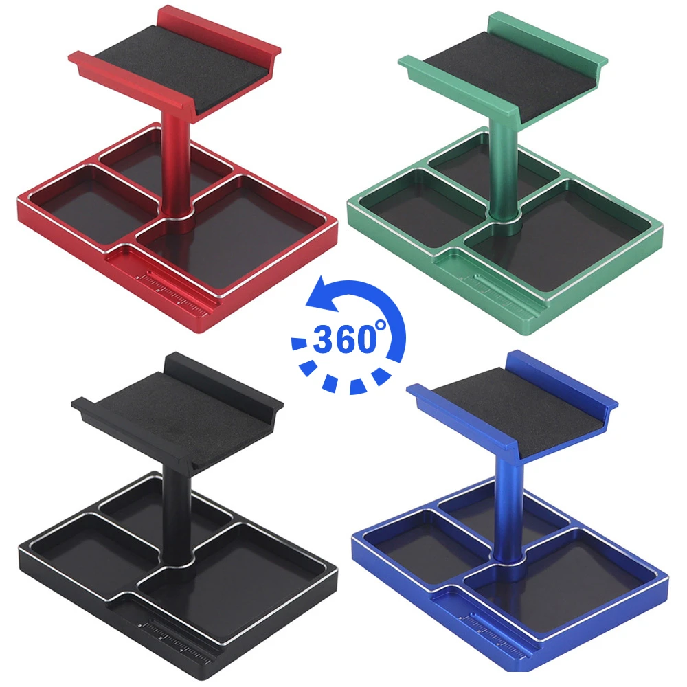 Rc Car Repair Stand Workstation Rc Work Stand For 1/24 Axial Scx24 Fms Fcx24 1/18 Traxxas Trx4m D12 Scale Rc Truck Crawler Buggy