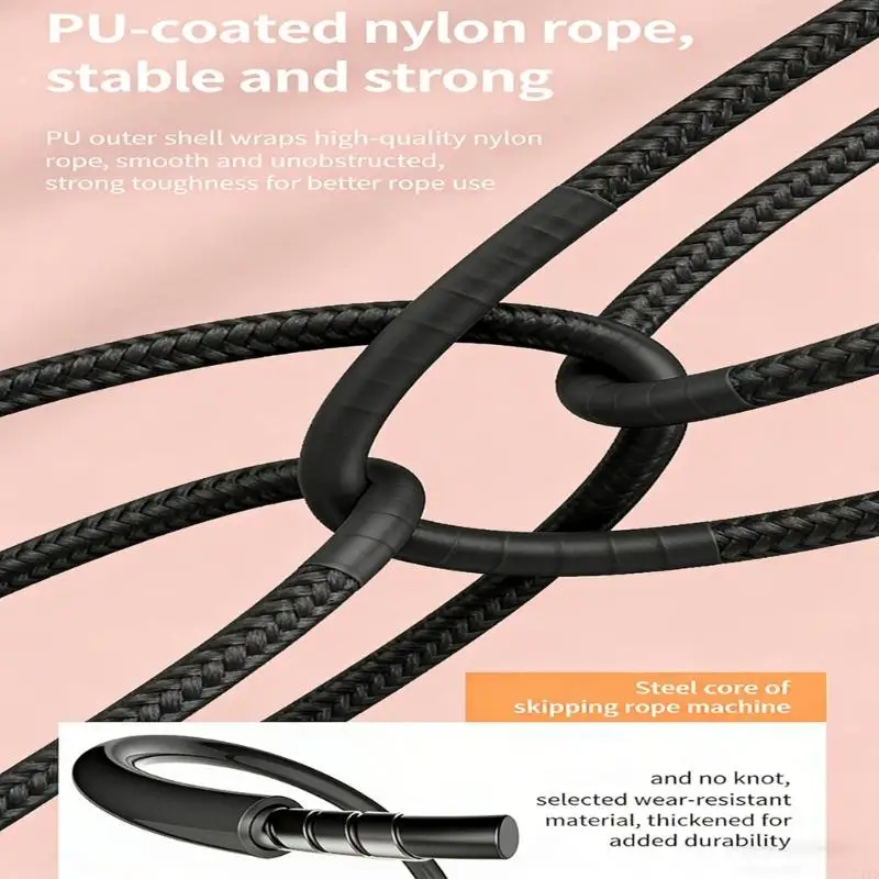 Light Weight Fitness Skipping Rope Exercise Equipment Adjustable Electric Skipping Rope Machine Kid Sports Toy 24BD