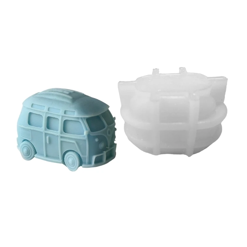 Mini Bus Silicone Mold for Handmade Creative DIY Making Mould