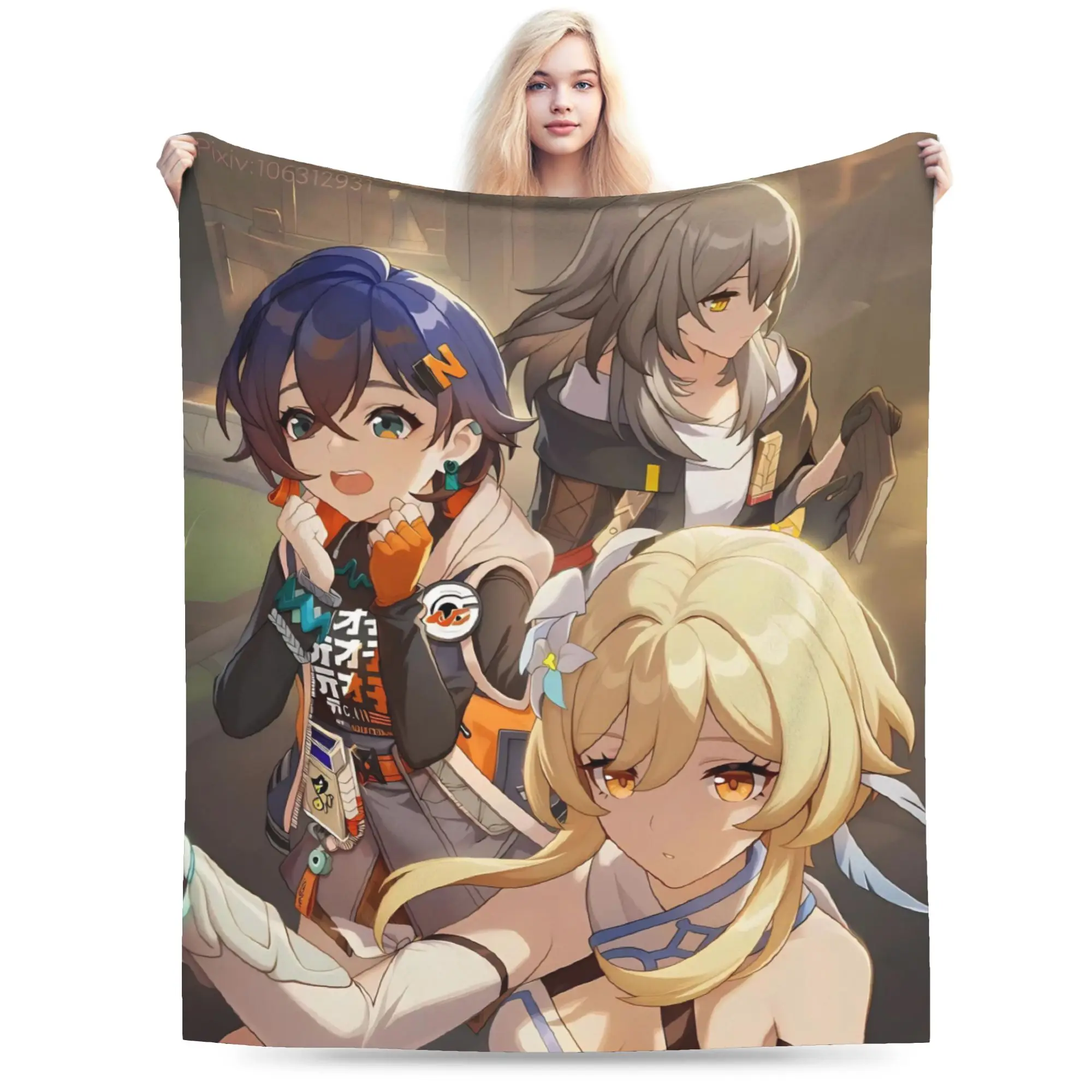 Zenless Zone Zero Throw Blanket for Couch  Soft Fuzzy Plush Blanket 50x60 Inch Multi-size Bedspread for All Seasons