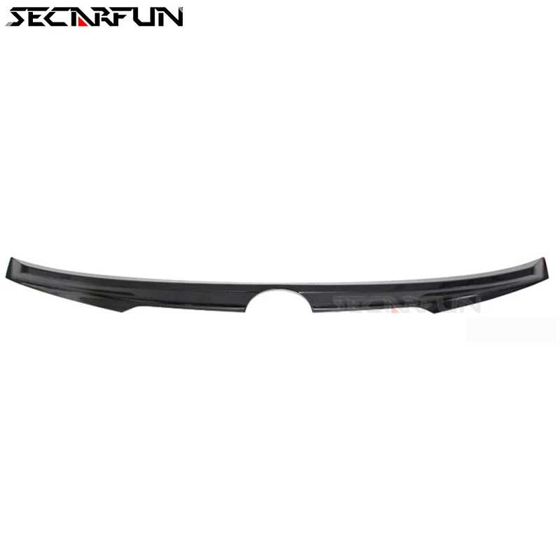 Glossy Black Boot Spoiler For Toyota Fortuner Rear Middle Extensio Cover Tail Trim Spoiler Lip Fortuner Accessories 2016-2021