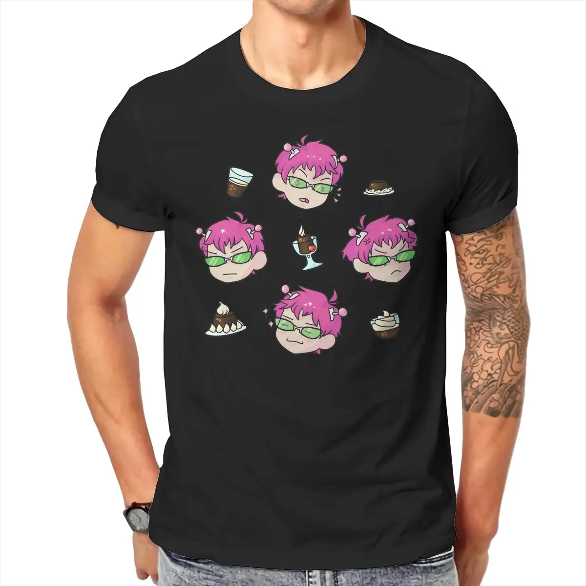 Hot selling in Summer Unisex T-shirts  The Disastrous Life of Saiki K Summer top Street Clothing S-6XL