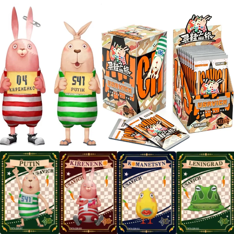 new-vancard's-genuine-usavich-series-collection-card-the-shoe-search-adventure-series-funny-anime-card-game-toys-birthday-gifts