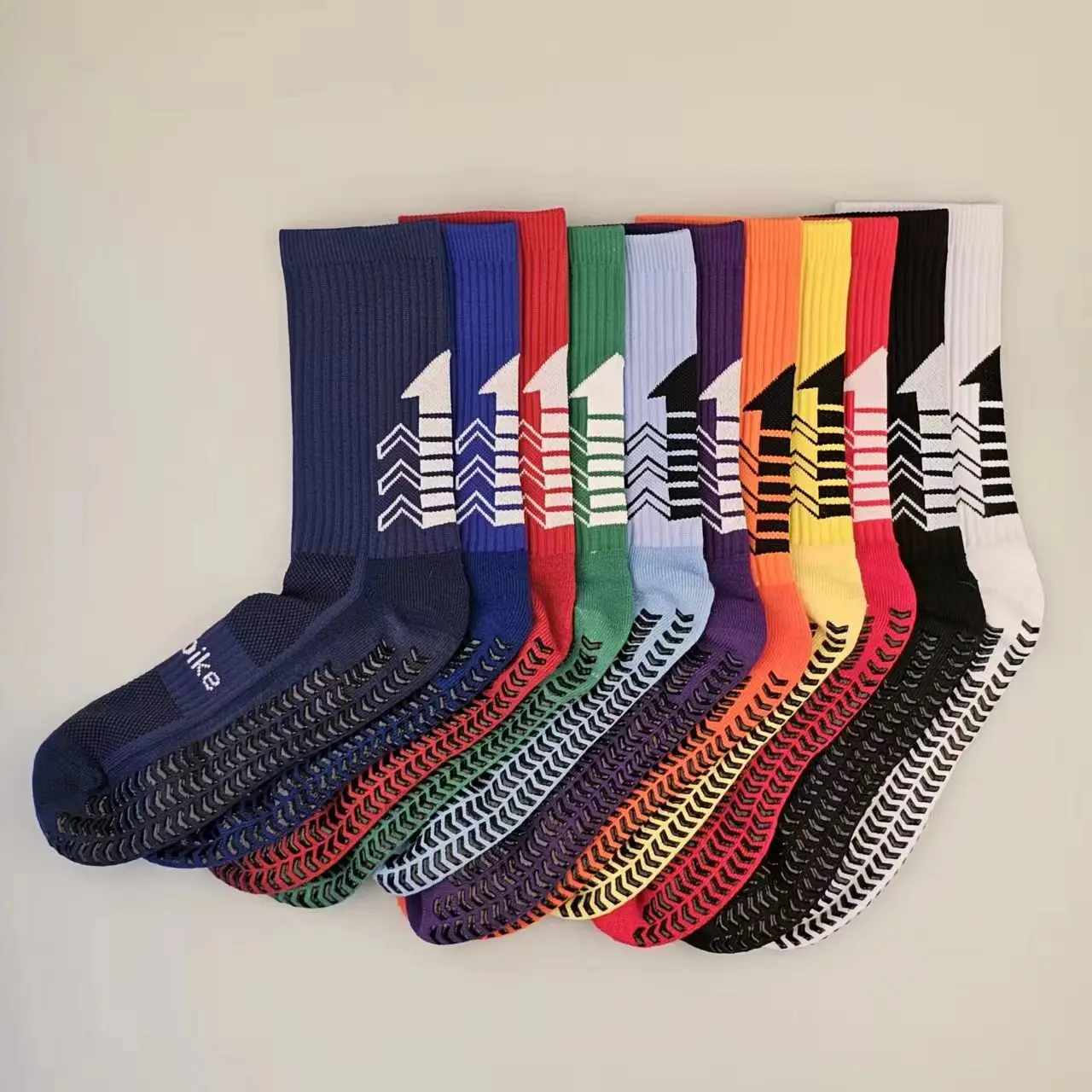 New Anti-slip Football Socks Cycling Non-slip Basketball Tennis Soccer Sport Socks Grip Cycling Riding Socks