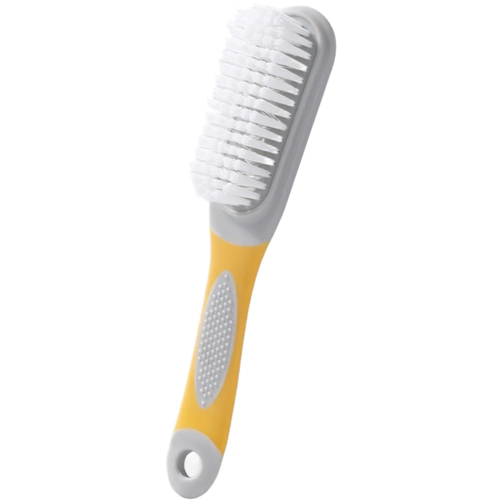 Long Handle Shoe Brush Made of Plastic with Soft Bristles for Cleaning Sneakers Boots Clothes and Household Items