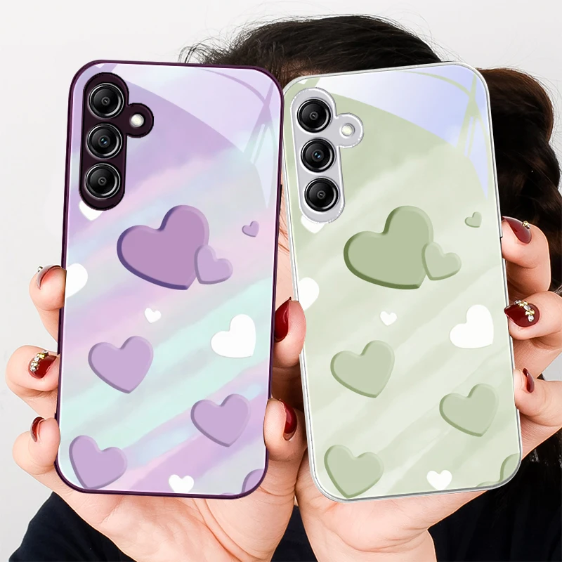

Soft and Fresh Pink Love For Samsung A20 30 22 23 24 25 26 31 32 A33 34 35 42 50 51 52 53 54 55 56 70 71 72 73 glass phone case