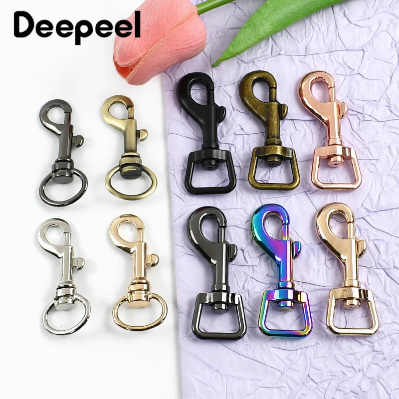 

10/20Pcs Metal Lobster Buckle 15/20mm Keychain Bag Strap Snap Hook Carabiner Clips Pet Collar Replace Connect Clasp Accessories