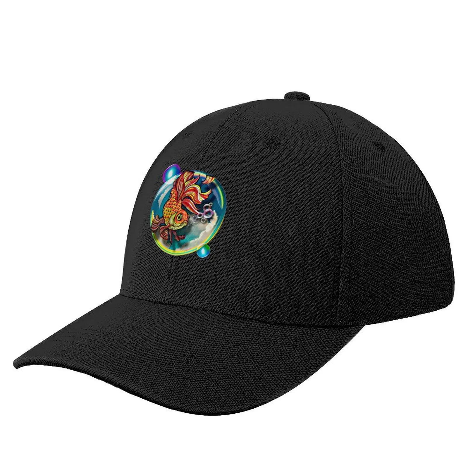 

Bubble Koi Baseball Cap Hip Hop Hat Baseball Cap Hat Man For The Sun Beach Outing Baseball Men Women's